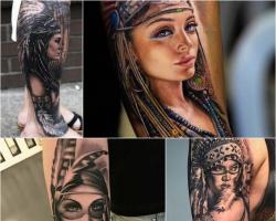 The meaning of a girl tattoo or what a girl tattoo means. The best ideas for women's tattoos.