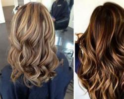 The most fashionable types of hair highlights Highlights and other types of hair coloring