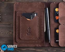 DIY leather wallet